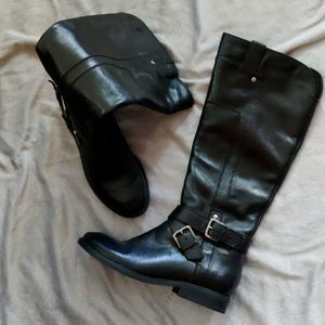 Leather boots